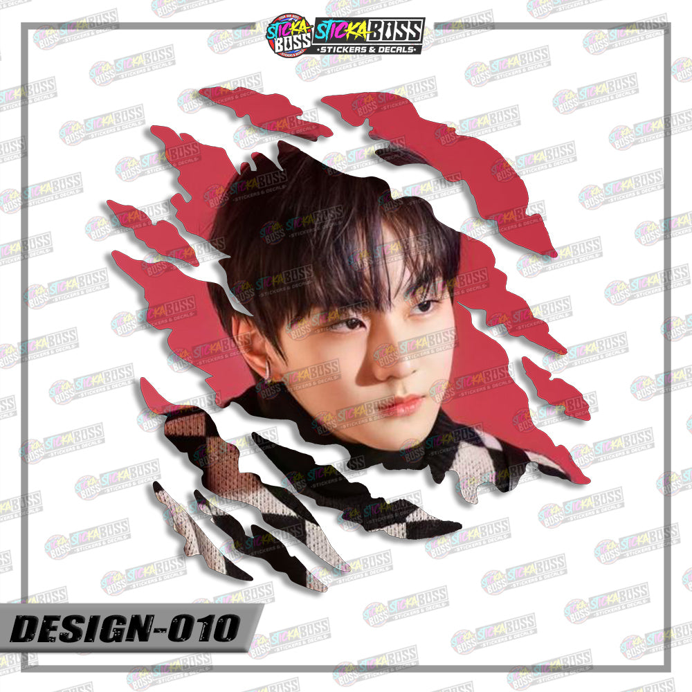 ENHYPEN | SCRATCH STICKER【VINYL PRINTED】( LAMINATED / WATERPROOF )【Stickaboss】