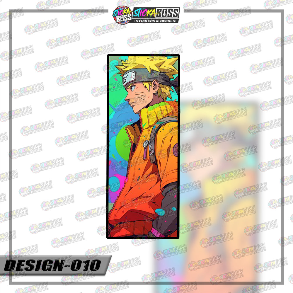 NARUTO | RECTANGLE SIZE VINYL STICKER 【VINYL PRINTED】( LAMINATED / WATERPROOF )
