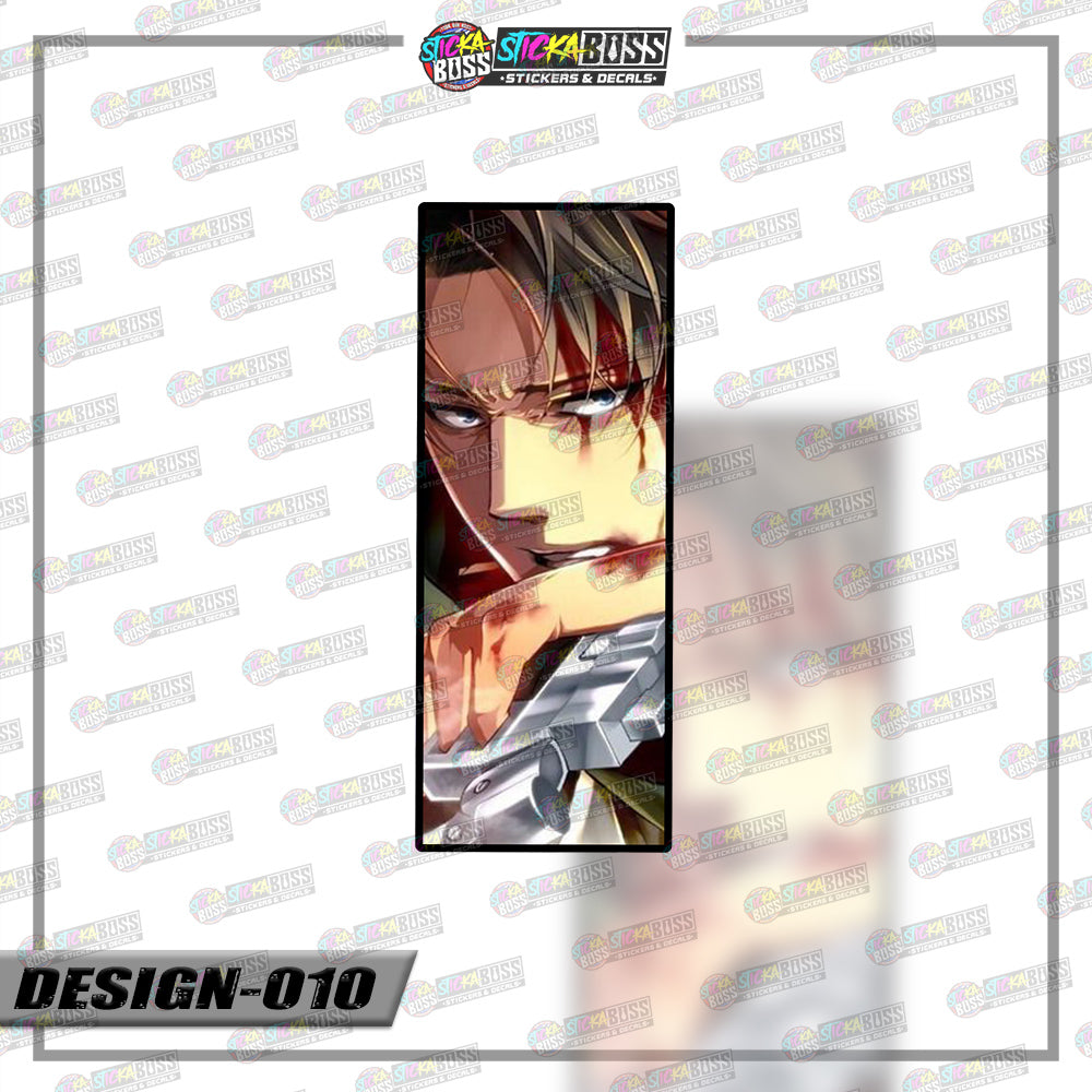 ATTACK ON TITAN | RECTANGLE SIZE VINYL STICKER 【VINYL PRINTED】( LAMINATED / WATERPROOF )