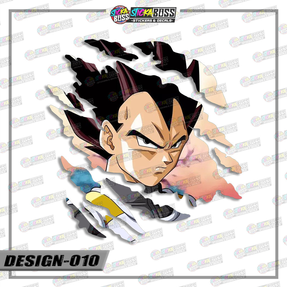 DRAGON BALL | ANIME SCRATCH STICKER【VINYL PRINTED】( LAMINATED / WATERPROOF )【Stickaboss】
