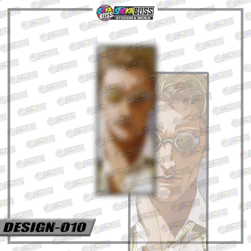 JUJUTSU KAISEN | RECTANGLE SIZE VINYL STICKER 【VINYL PRINTED】( LAMINATED / WATERPROOF )