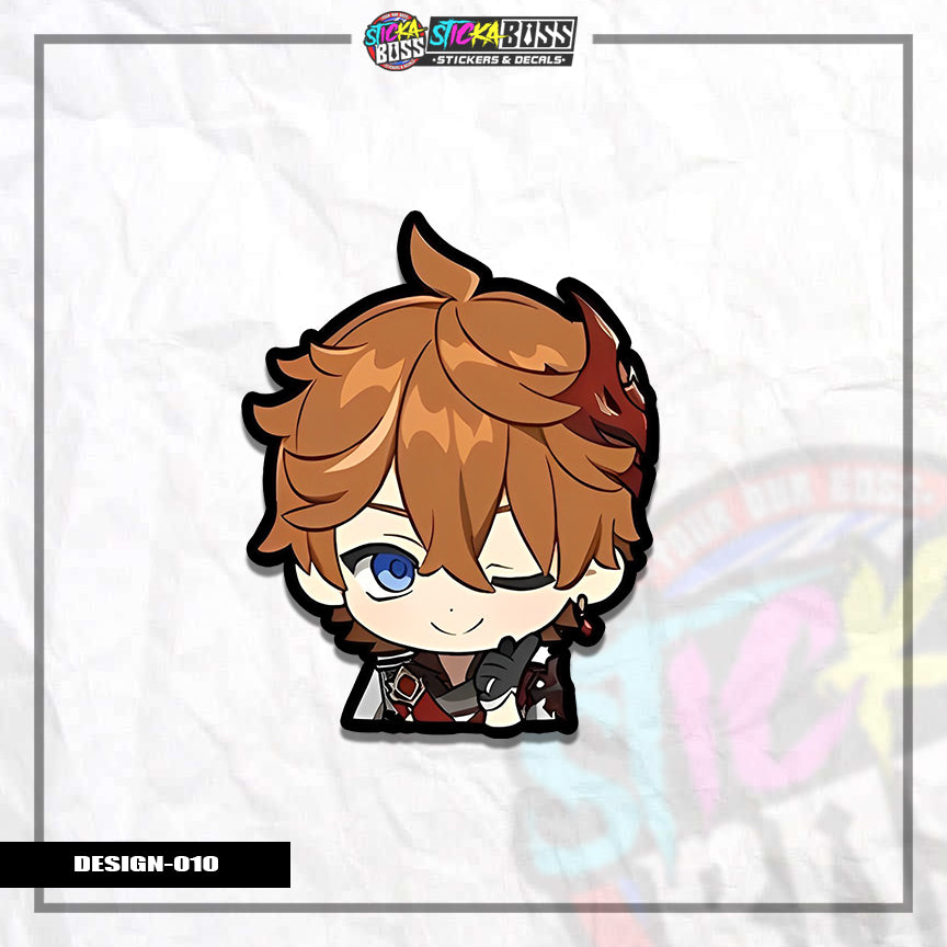 GENSHIN | ANIME STICKER HEADS ( ANIME VINYL STICKER DECALS )【Stickaboss】