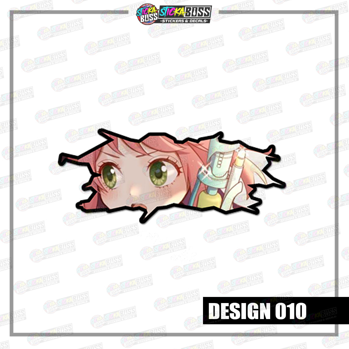 ANYA | CRACK PEEKERS ( ANIME VINYL STICKER DECALS )【Stickaboss】