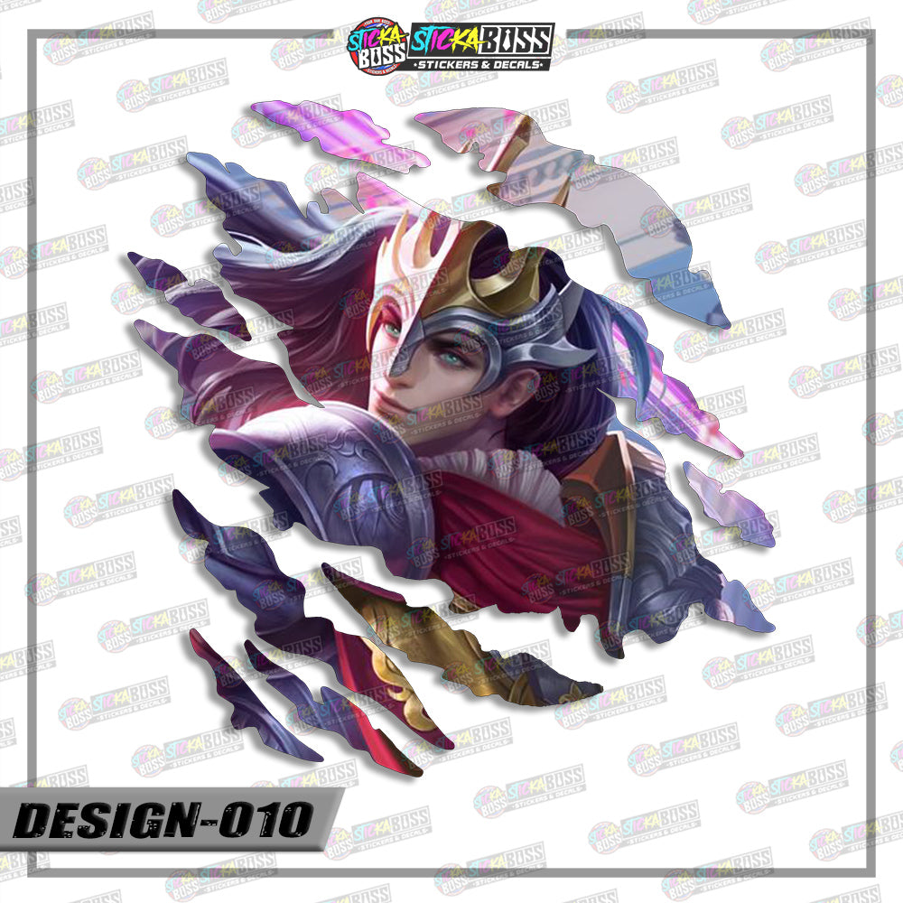 ML | ANIME SCRATCH STICKER【VINYL PRINTED】( LAMINATED / WATERPROOF )【Stickaboss】