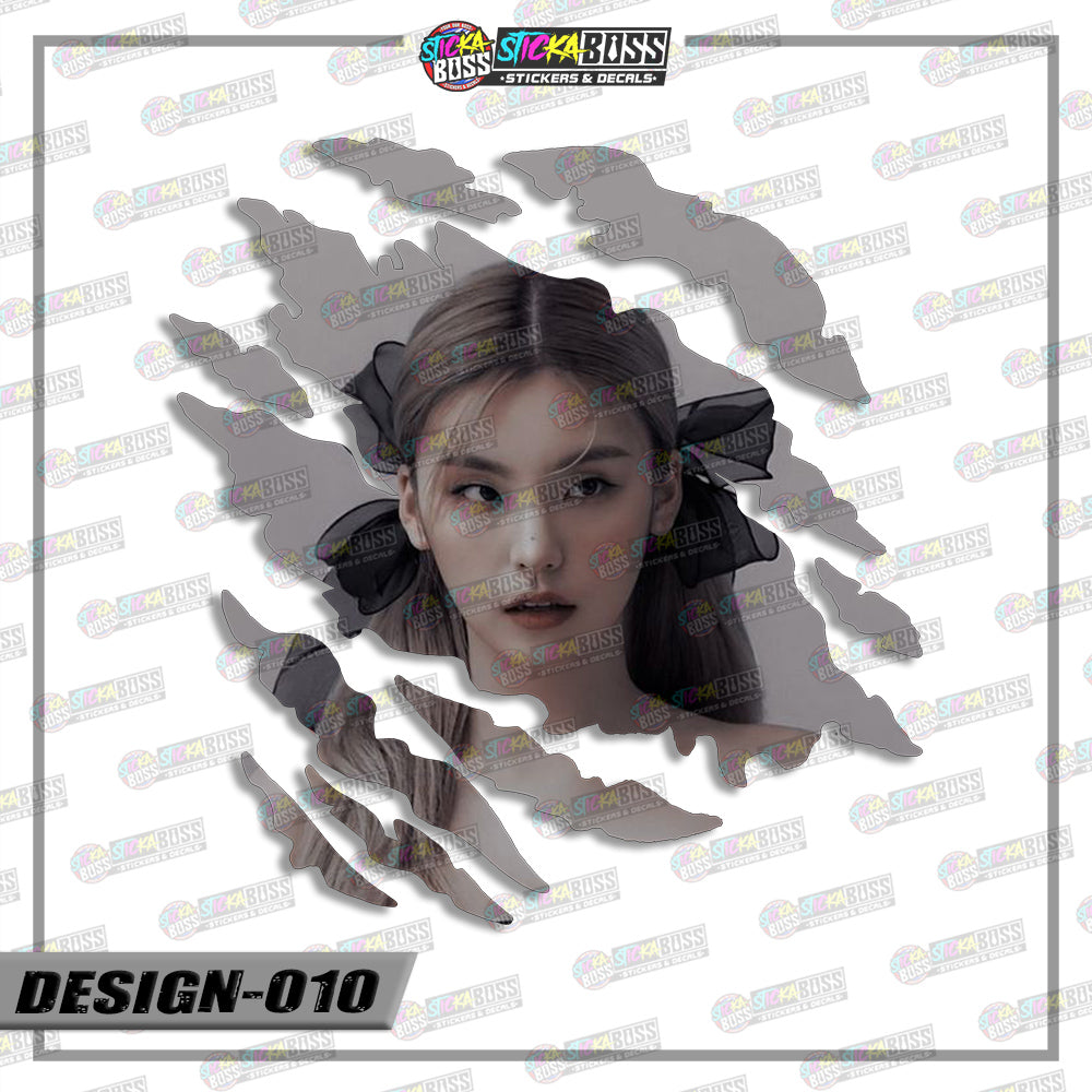 ITZY | SCRATCH STICKER【VINYL PRINTED】( LAMINATED / WATERPROOF )【Stickaboss】