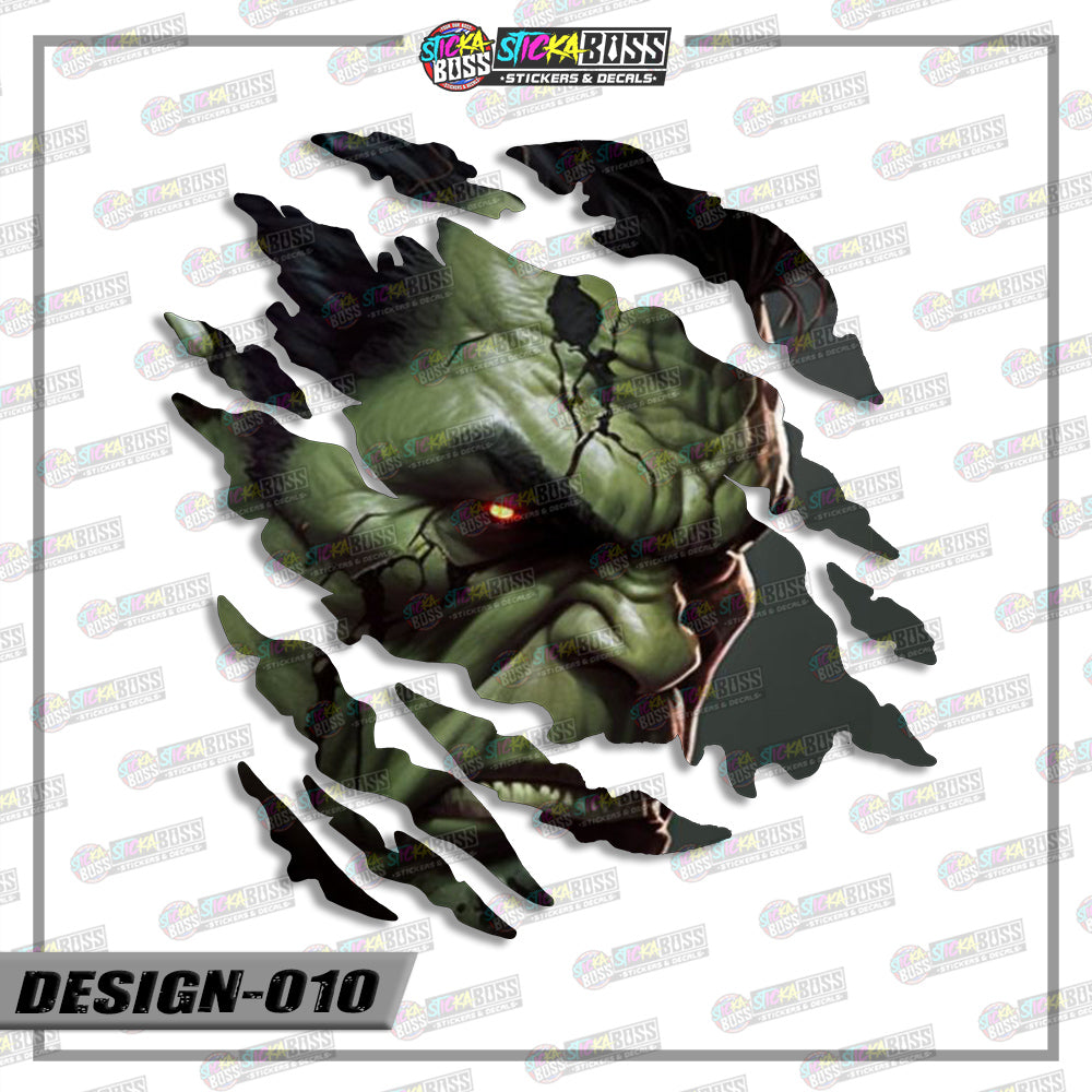 AVENGERS PART | ANIME SCRATCH STICKER【VINYL PRINTED】( LAMINATED / WATERPROOF )【Stickaboss】