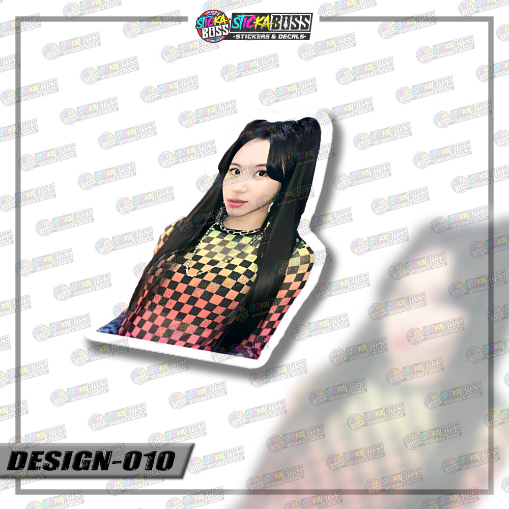 KPOP-TWICE | VINYL STICKER【VINYL PRINTED】( LAMINATED / WATERPROOF ) (Copy)