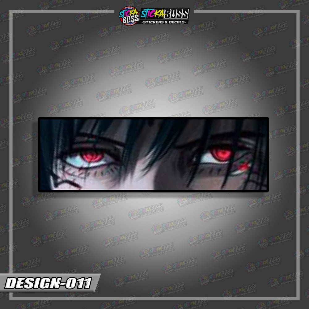 JUJUTSU KAISEN PART 1 | ANIME EYE SLAP STICKER【VINYL PRINTED】( LAMINATED / WATERPROOF )