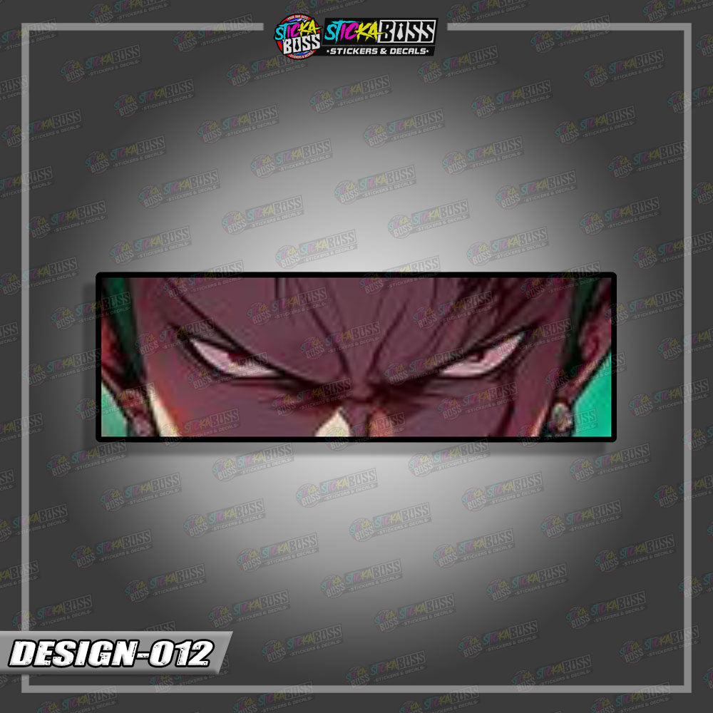 ONE PIECE PART 1 | ANIME EYE SLAP STICKER【VINYL PRINTED】( LAMINATED / WATERPROOF )