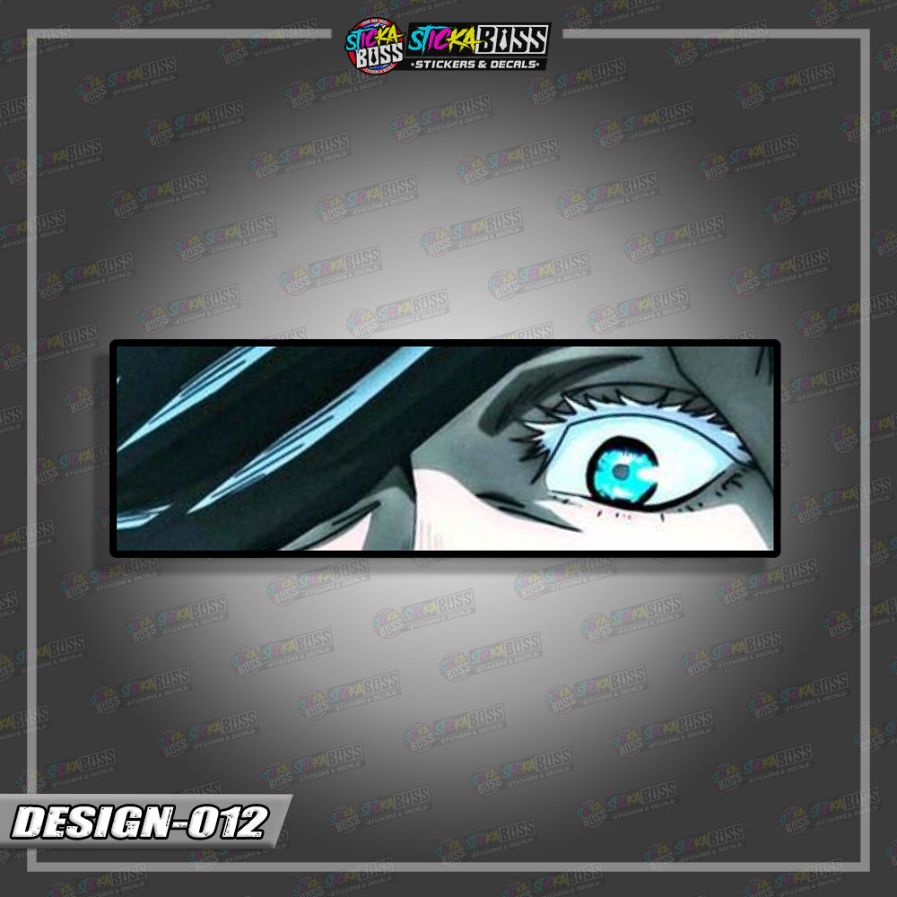 JUJUTSU KAISEN PART 1 | ANIME EYE SLAP STICKER【VINYL PRINTED】( LAMINATED / WATERPROOF )