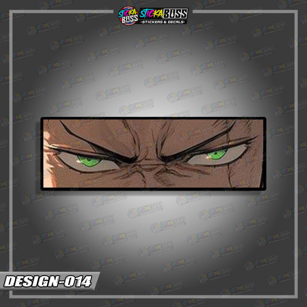 ONE PIECE PART 1 | ANIME EYE SLAP STICKER【VINYL PRINTED】( LAMINATED / WATERPROOF )