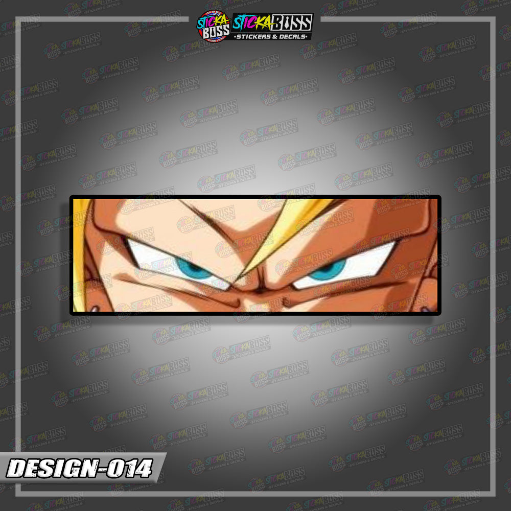 DRAGON BALL Z | ANIME EYE SLAP STICKER【VINYL PRINTED】( LAMINATED / WATERPROOF )