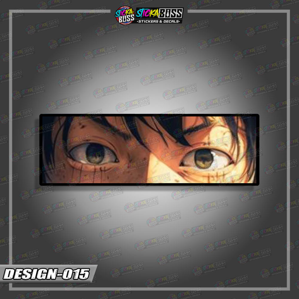 DRAGON BALL Z | ANIME EYE SLAP STICKER【VINYL PRINTED】( LAMINATED / WATERPROOF )