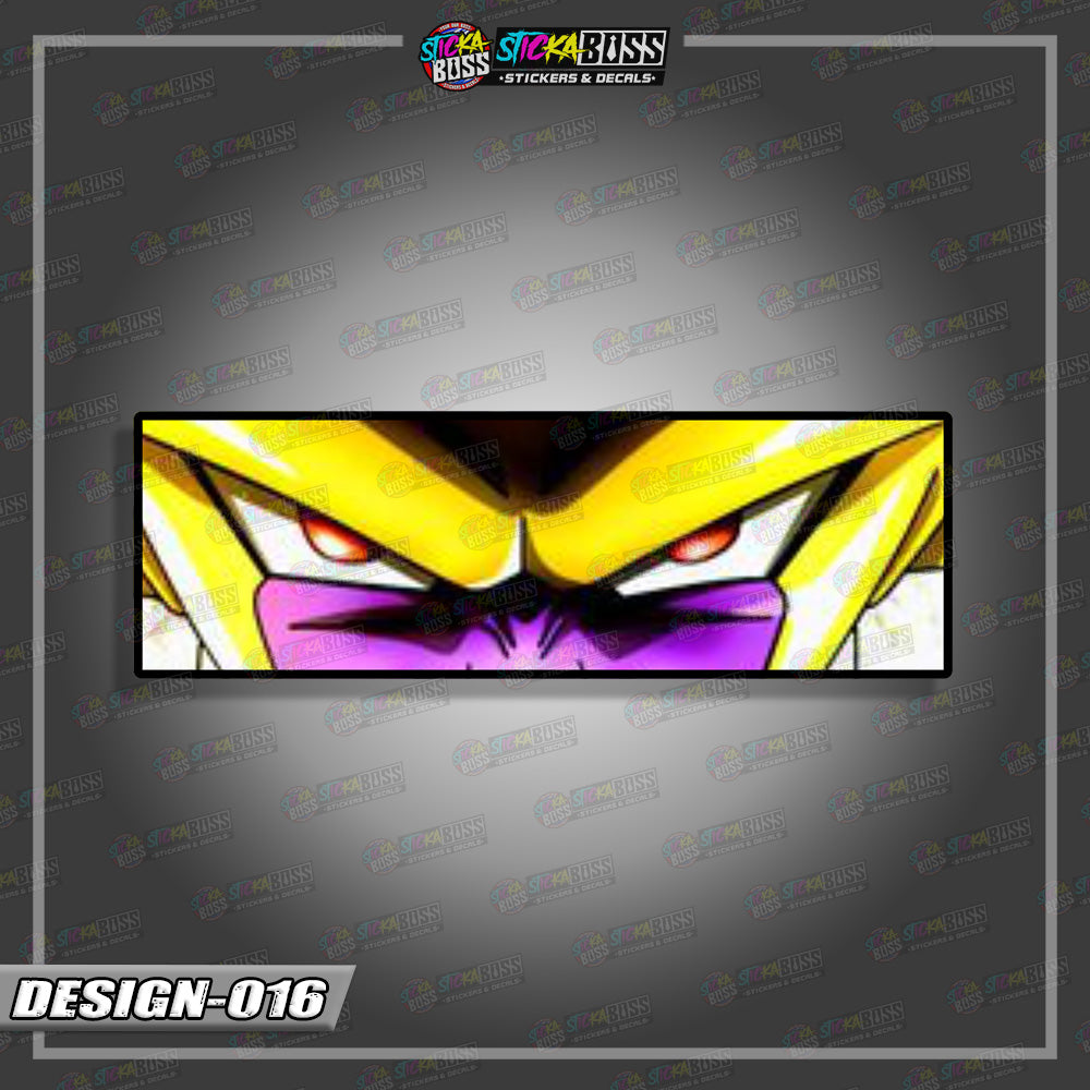 DRAGON BALL Z | ANIME EYE SLAP STICKER【VINYL PRINTED】( LAMINATED / WATERPROOF )