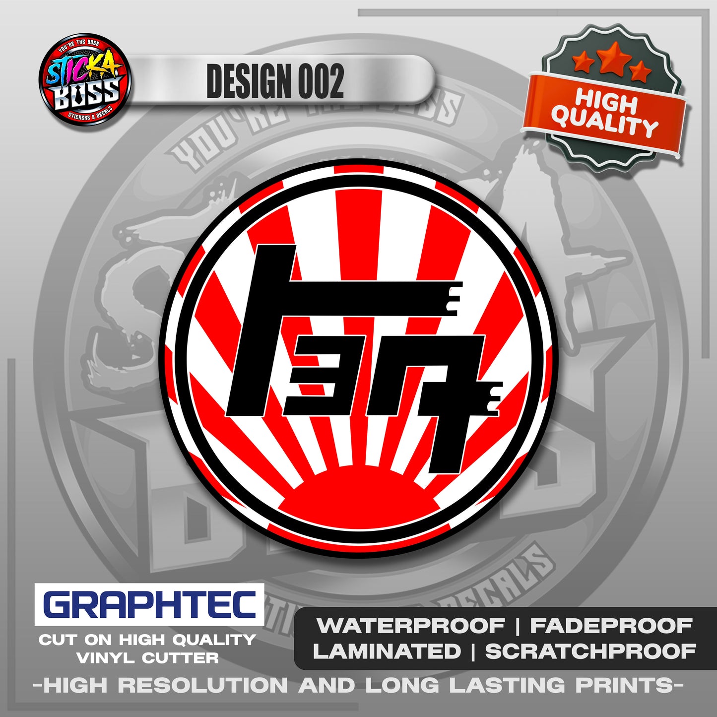 JDM ASSORTED STICKERS | VINYL WATERPROOF STICKER | PREMIUM LAMINATED【PRINTED】