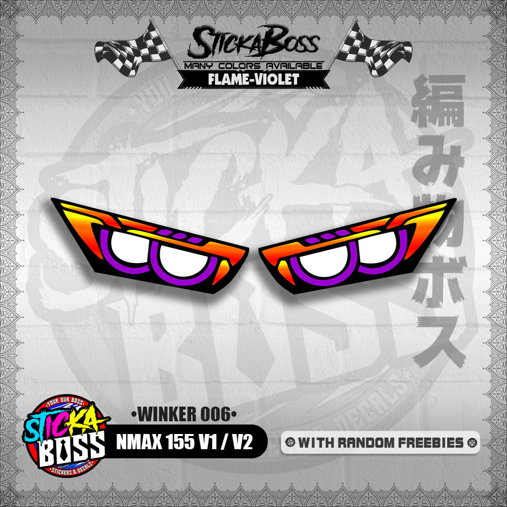 NMAX 155 V1 / V2 (WINKER 006) TRANSPARENT【WITH FREEBIES】