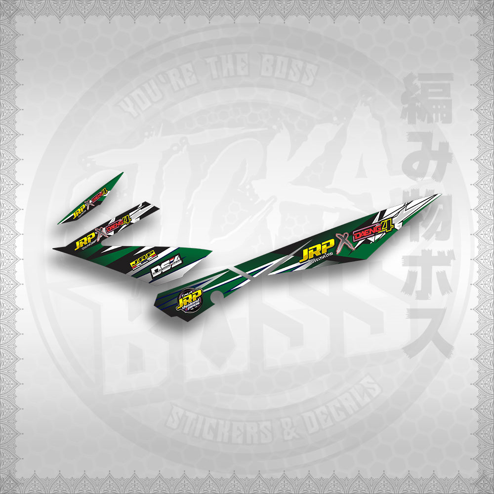 STICKER DECALS for Raider 150 Fi (RFIJRXDA) By STICKABOSS (SOFIE LAMINATED)