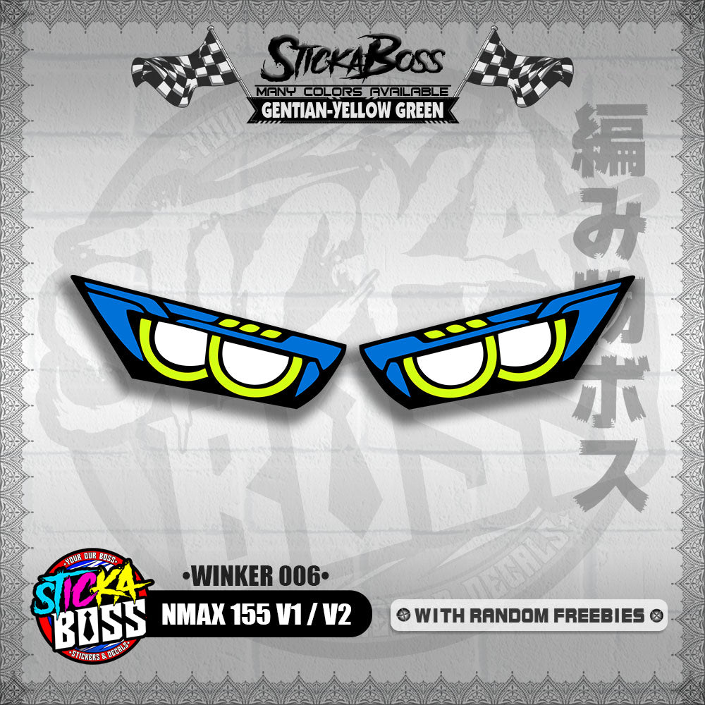 NMAX 155 V1 / V2 (WINKER 006) TRANSPARENT【WITH FREEBIES】