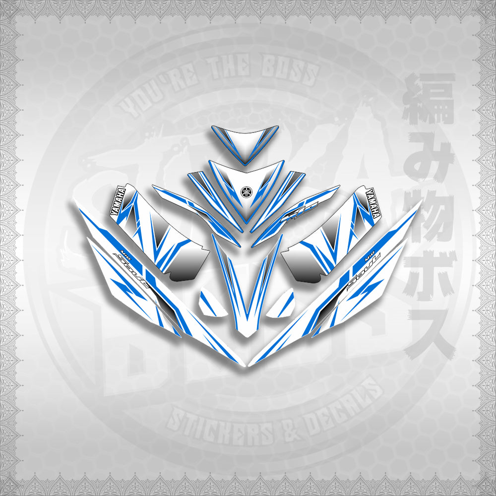 STICKER DECALS for MIO 4 (MIRGADEFOWH) By STICKABOSS (SOFIE LAMINATED WATERPROOF)