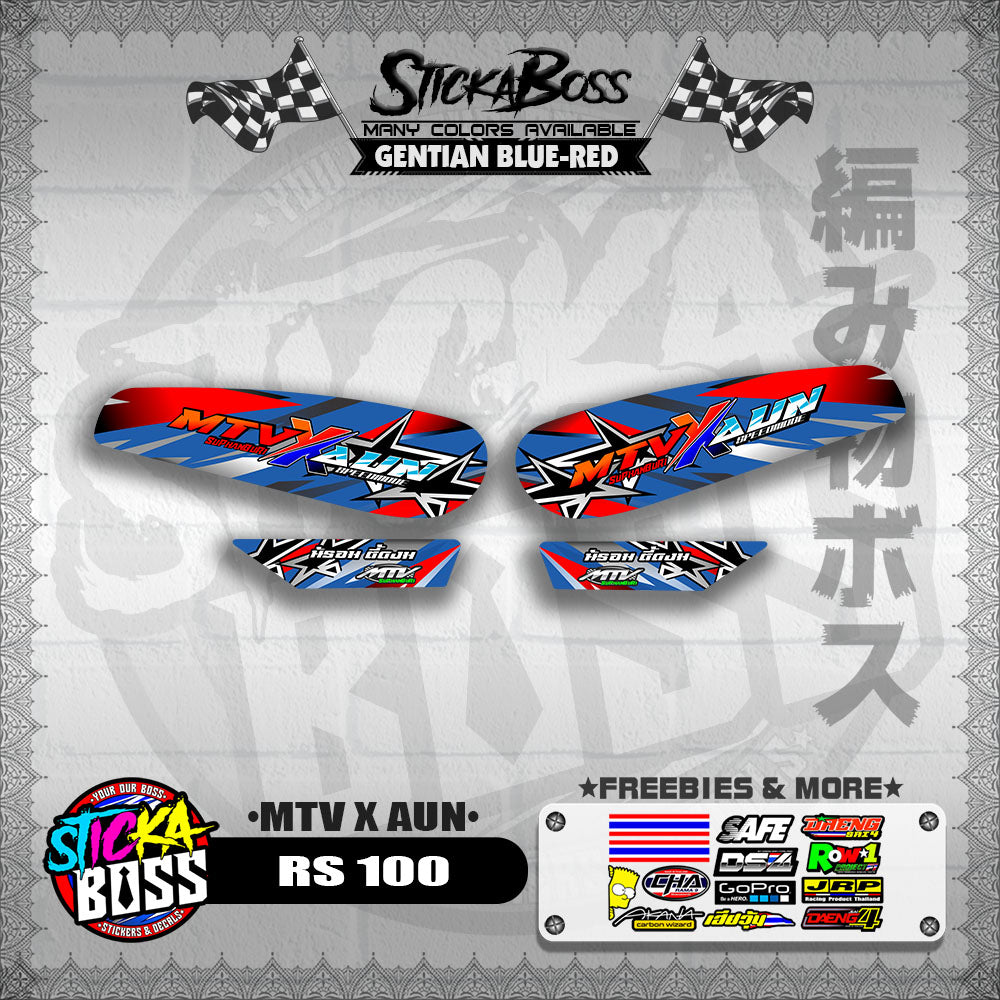 RS 100 DECALS ( MTV X AUN )【WITH FREEBIES】