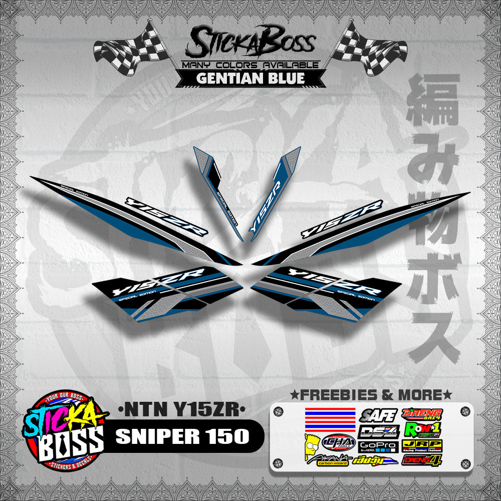 SNIPER 150 DECALS ( NTN Y15ZR )【WITH FREEBIES】