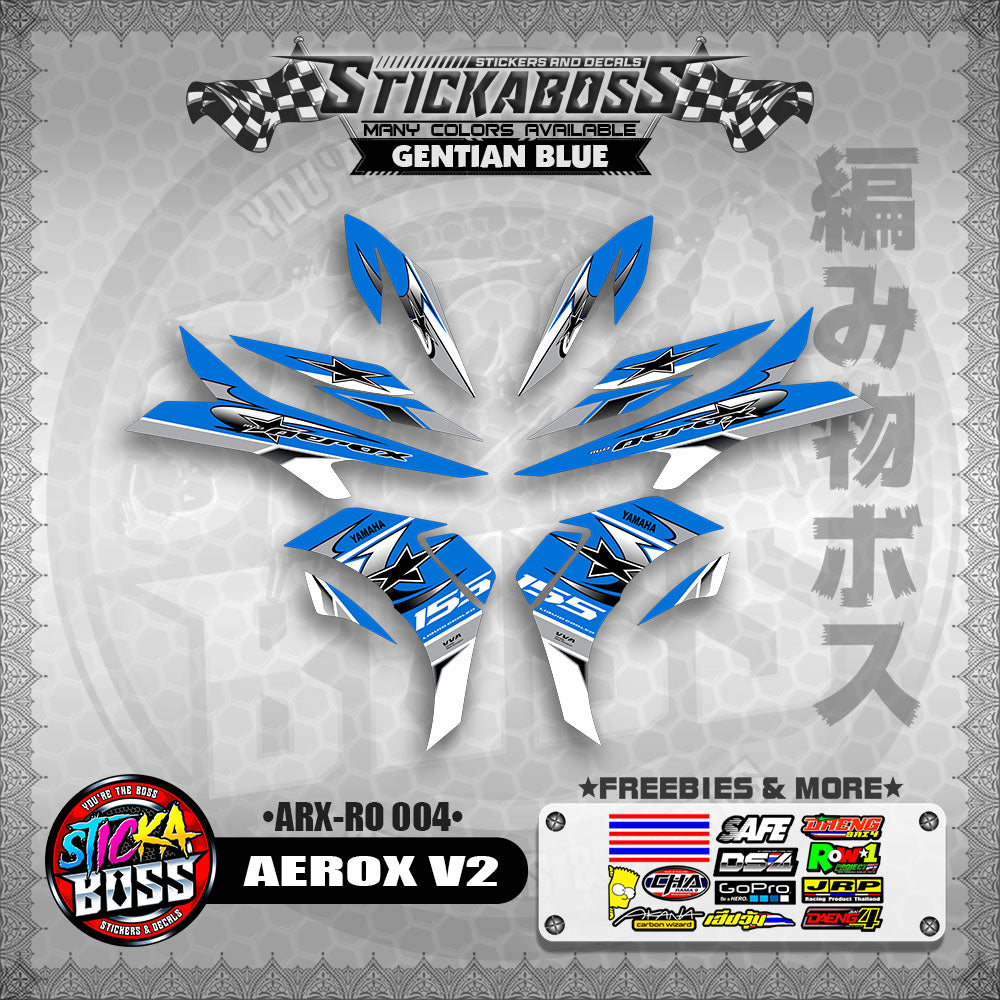 AEROX V2 INDO CONCEPT STICKER DECALS (ARX-RO 004)【WITH FREEBIES】