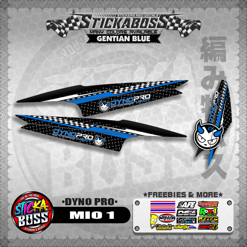 MIO 1 STICKER DECALS ( DYNO PRO )【WITH FREEBIES】