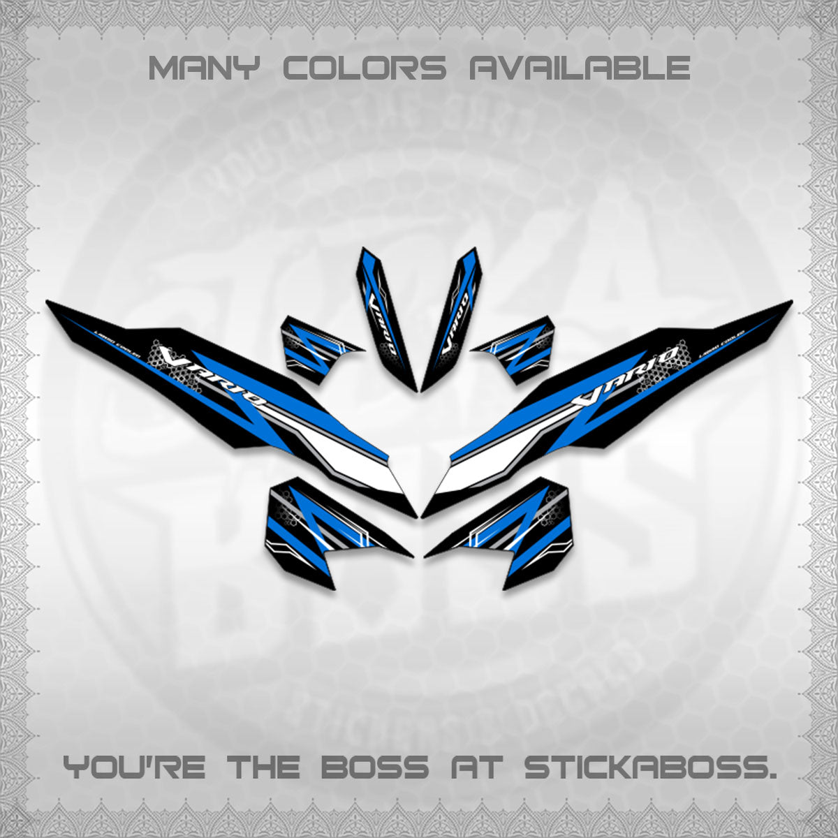 CLICK 125 V3 INDO-MALAY VARIO DECALS (2026 CODE1 DESIGN)STICKER DECALS By STICKABOSS