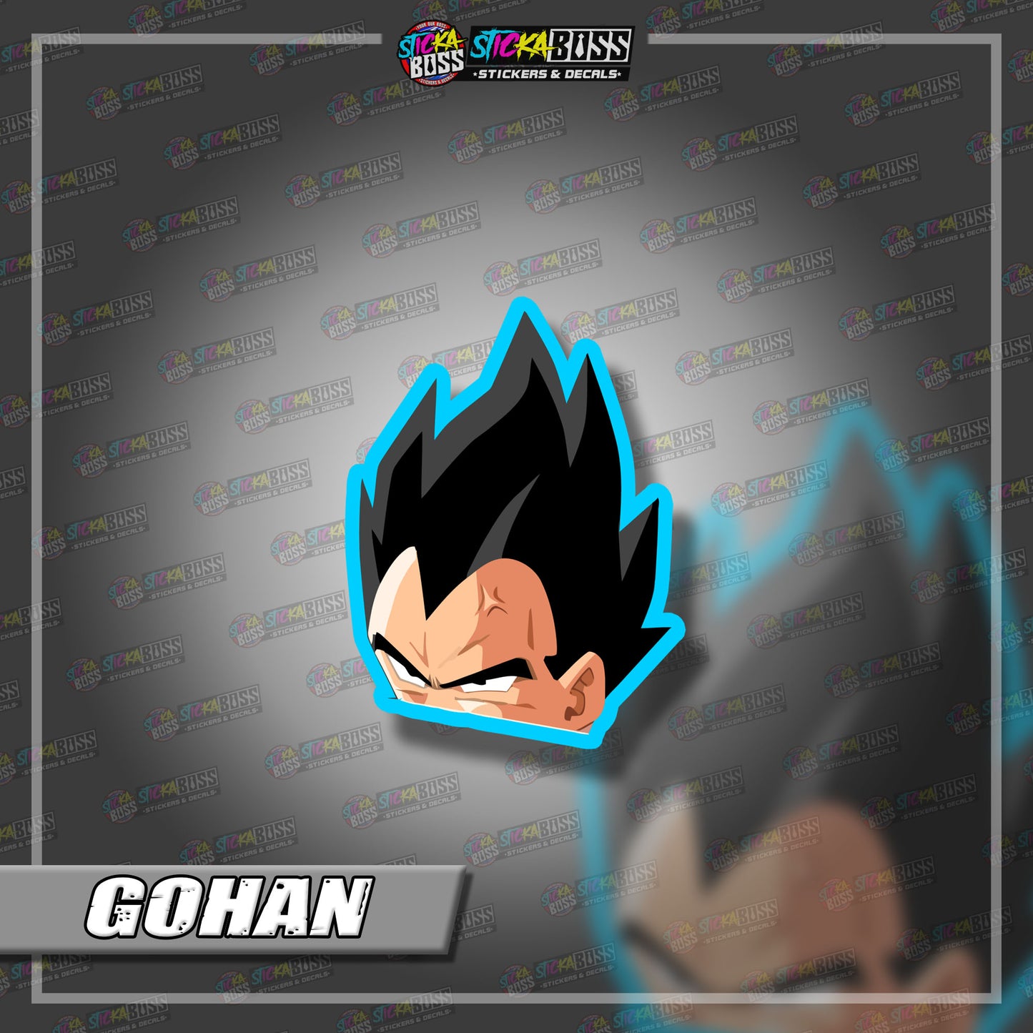 DRAGON BALL Z | ANIME PEEKER STICKER【VINYL PRINTED】( LAMINATED / WATERPROOF )