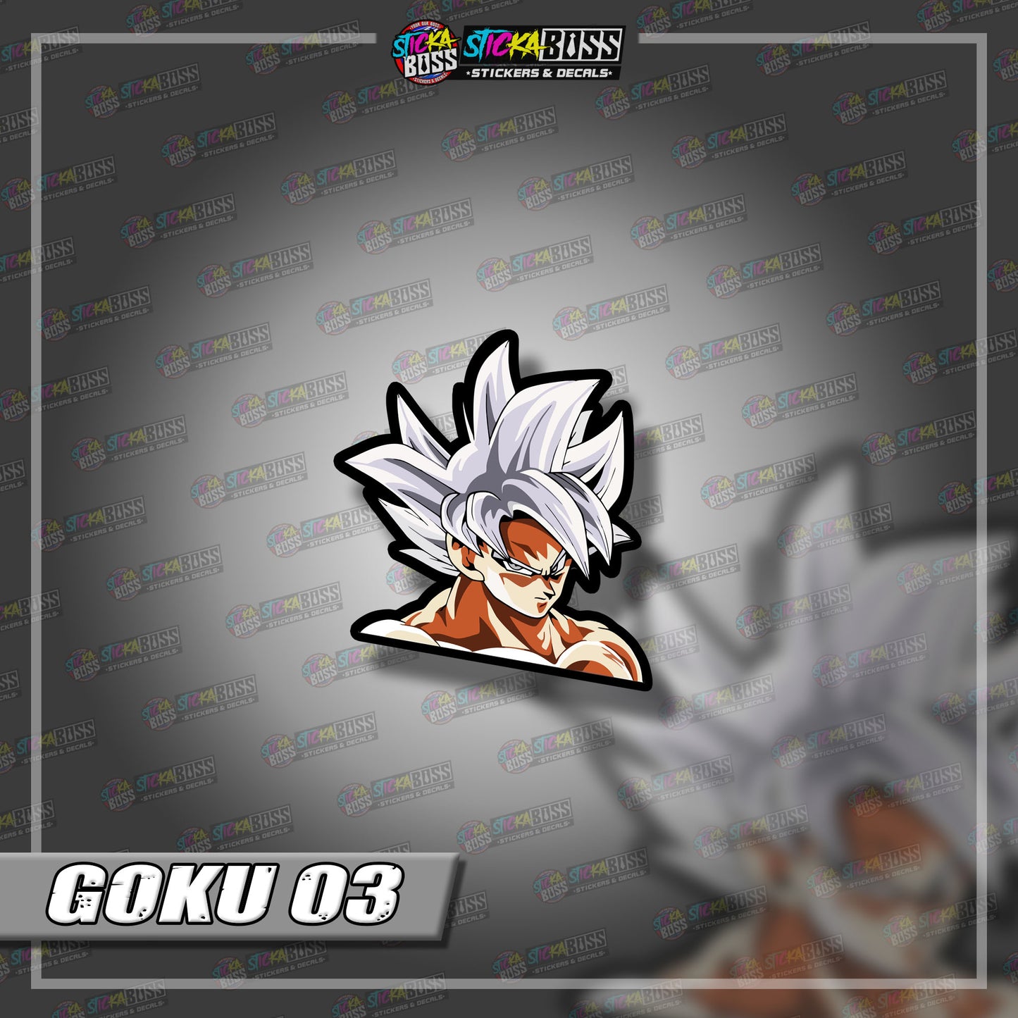 DRAGON BALL Z | ANIME PEEKER STICKER【VINYL PRINTED】( LAMINATED / WATERPROOF )