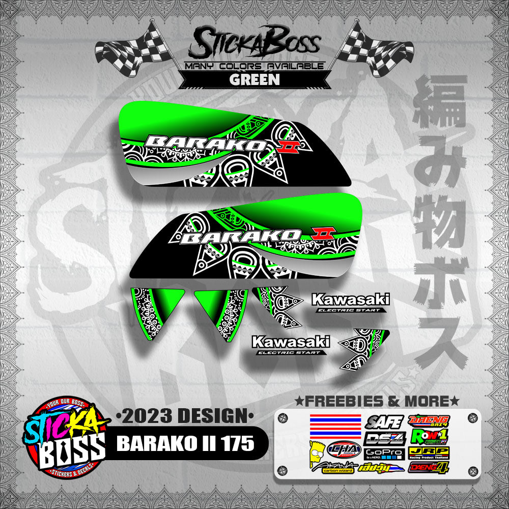 BARAKO ll 175 DECALS ( 2023 DESIGN )【WITH FREEBIES】