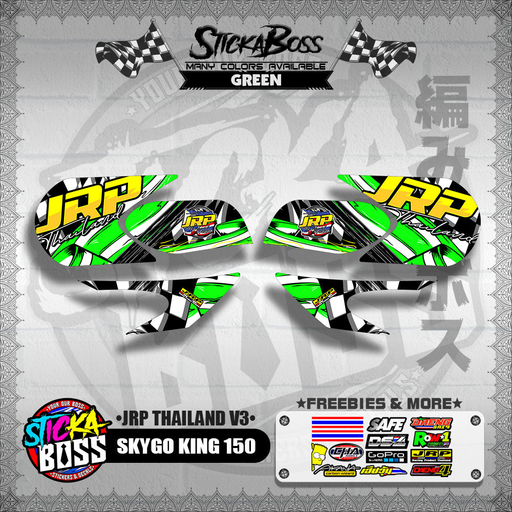 SKYGO KING 150 DECALS ( JRP THAILAND V3 )【WITH FREEBIES】