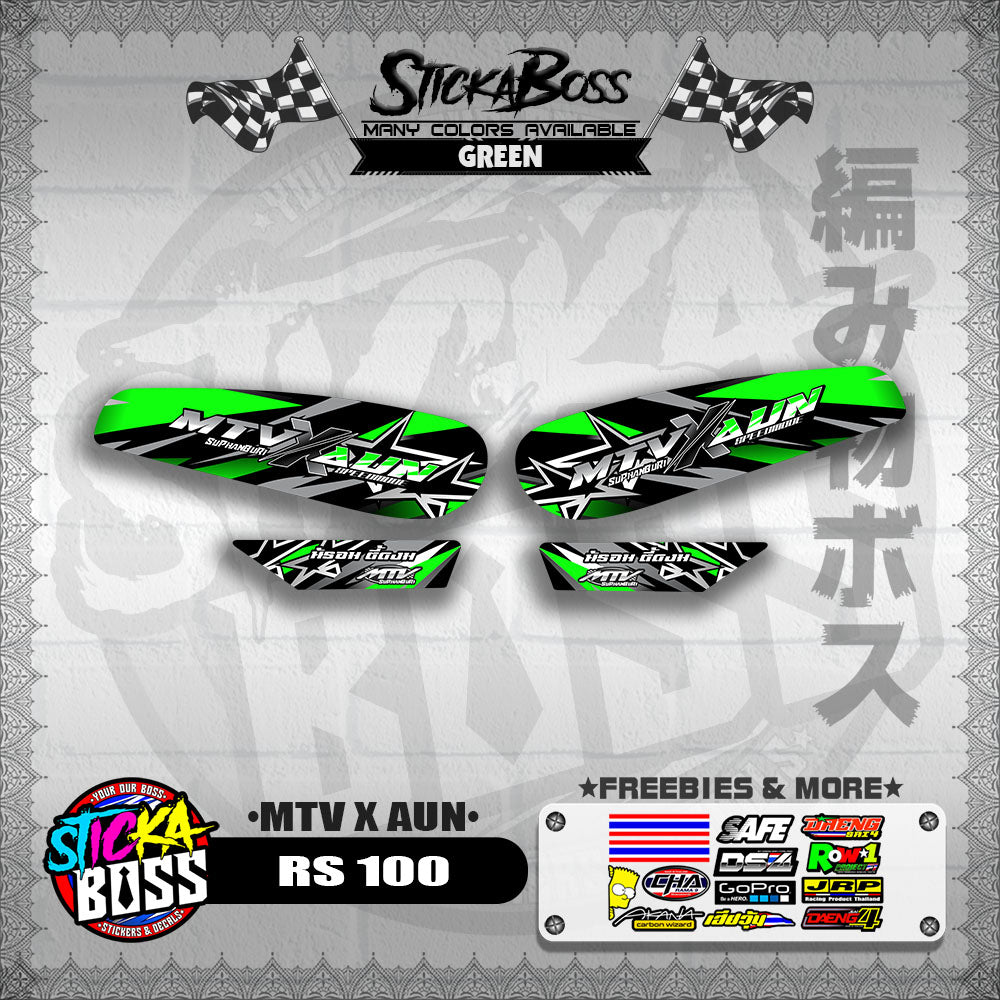RS 100 DECALS ( MTV X AUN )【WITH FREEBIES】