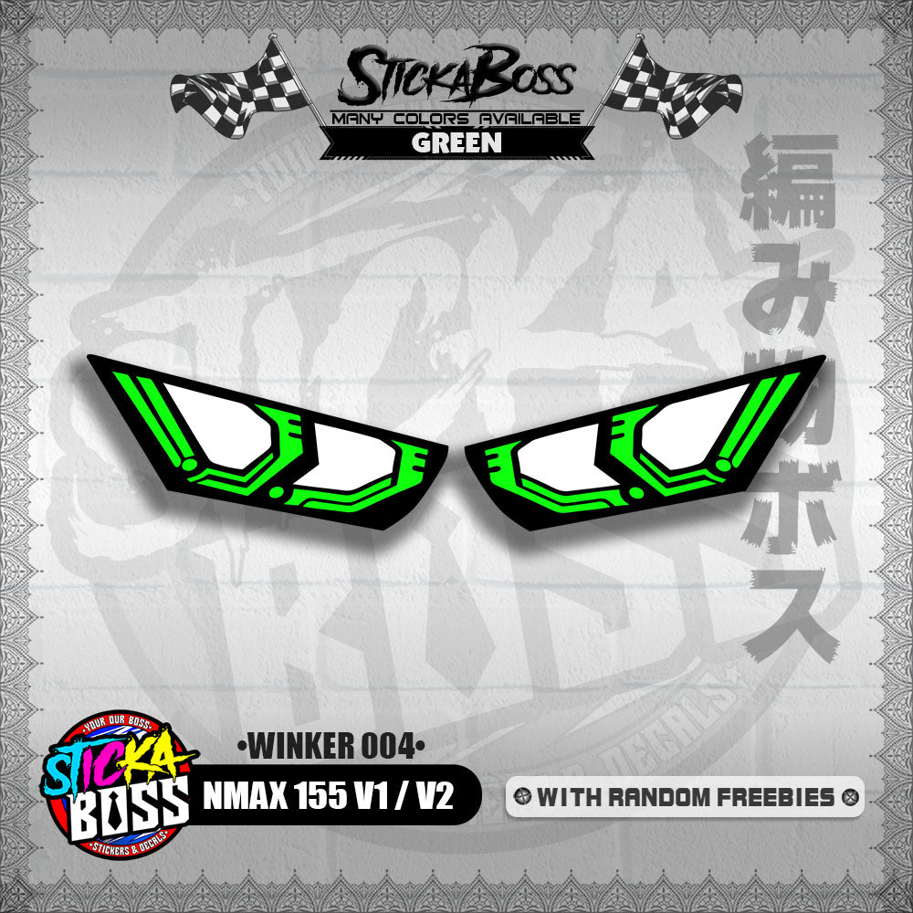 NMAX 155 V1 / V2 (WINKER 004) TRANSPARENT【WITH FREEBIES】
