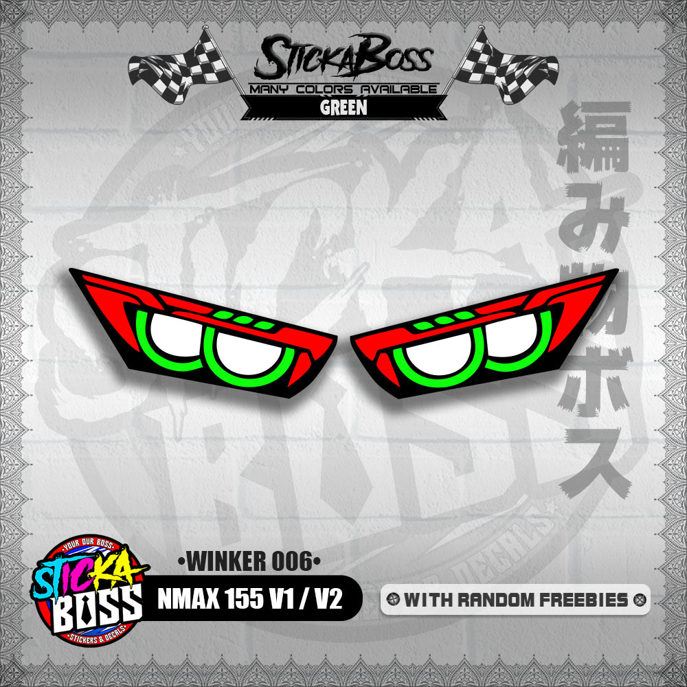 NMAX 155 V1 / V2 (WINKER 006) TRANSPARENT【WITH FREEBIES】