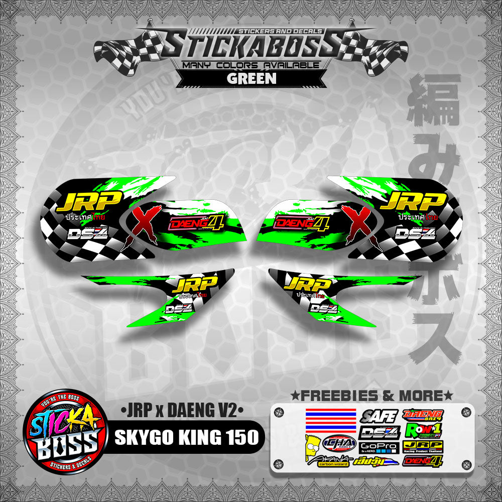 SKYGO KING 150 DECALS ( JRP x DAENG V2 )【WITH FREEBIES】