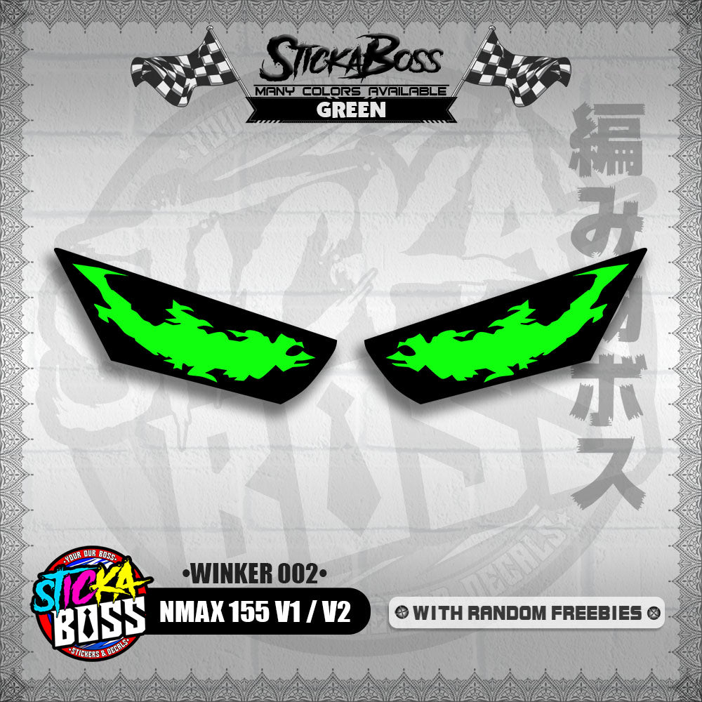 NMAX 155 V1 / V2 (WINKER 002) TRANSPARENT【WITH FREEBIES】