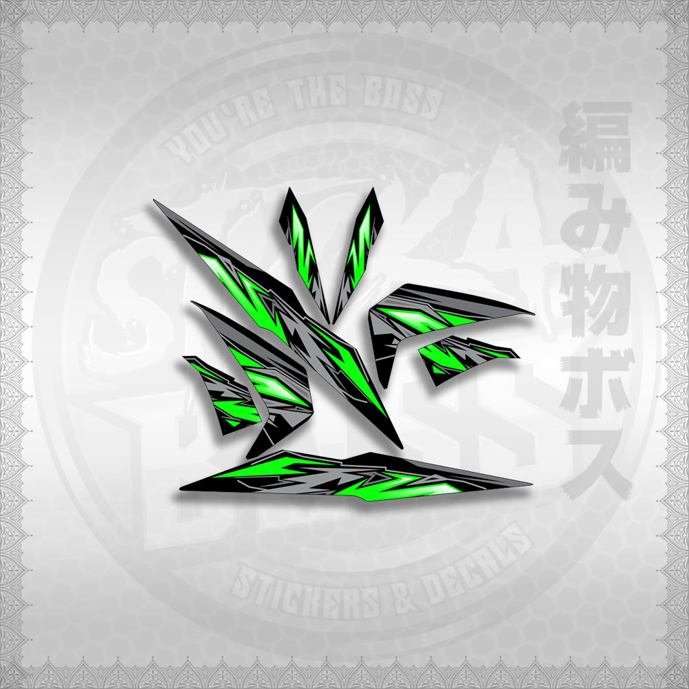 STICKER DECALS for BEAT 110 V2 (BV2INMASTMODE) By STICKABOSS (SOFIE LAMINATED WATERPROOF)