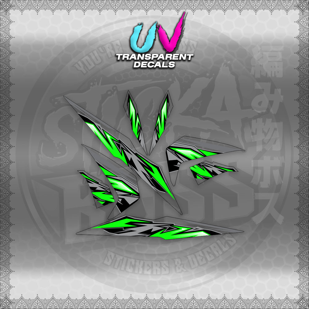 STICKER DECALS for BEAT 110 V2 (INMAUVTRSTMODE) By STICKABOSS (SOFIE LAMINATED WATERPROOF)