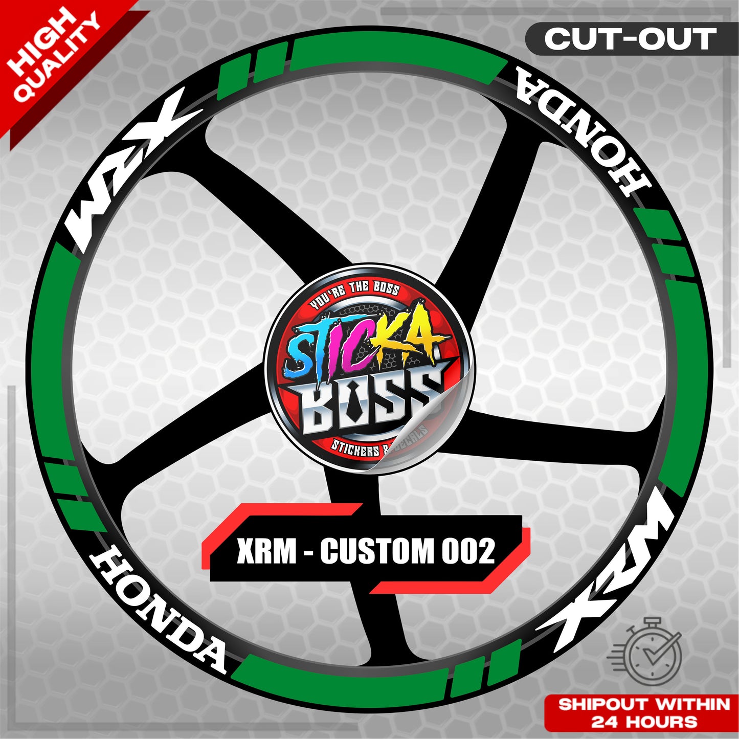 XRM MAG STICKER SET ( 2 MAGS ) - CUSTOM 002 | VINYL WATERPROOF CUT-OUT DECALS