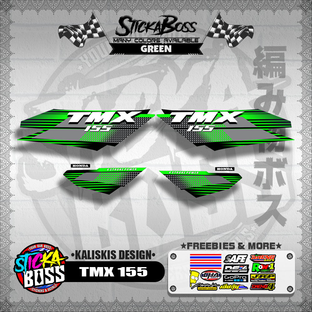 TMX 155 DECALS ( KALISKIS DESIGN )【WITH FREEBIES】