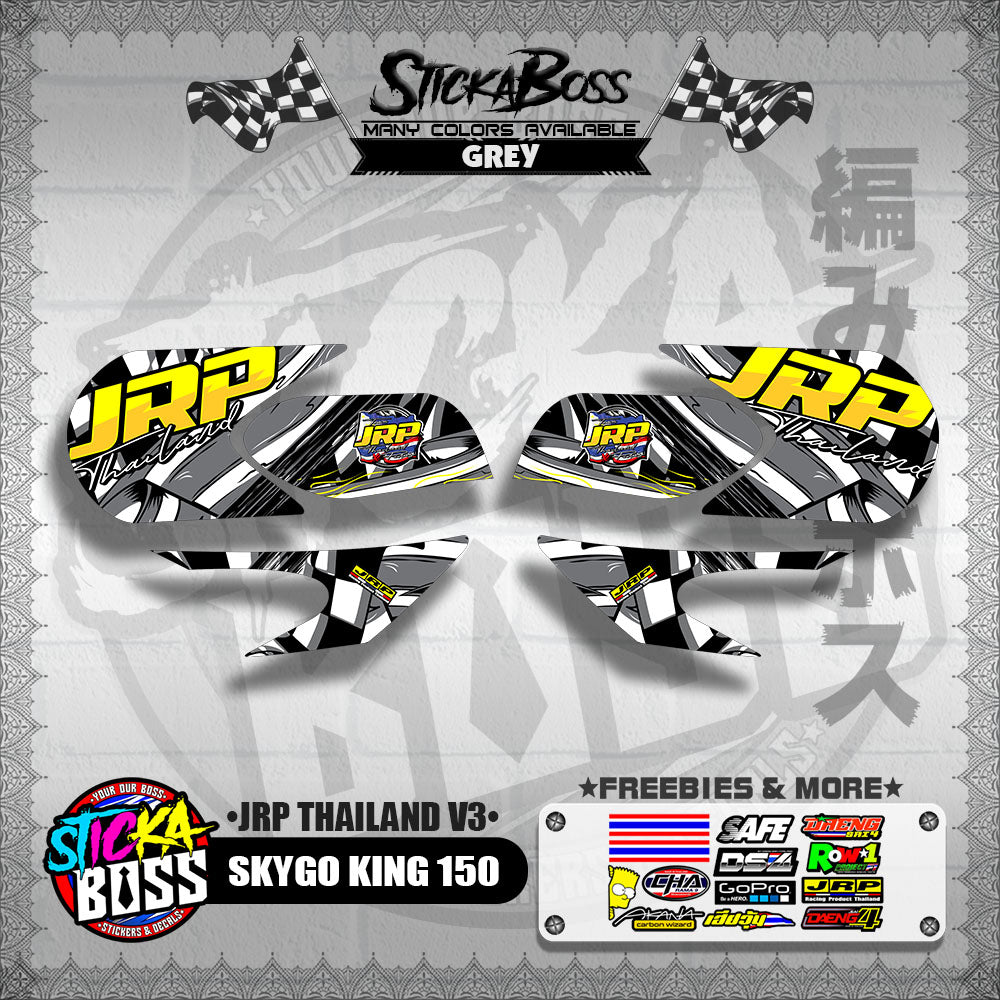 SKYGO KING 150 DECALS ( JRP THAILAND V3 )【WITH FREEBIES】