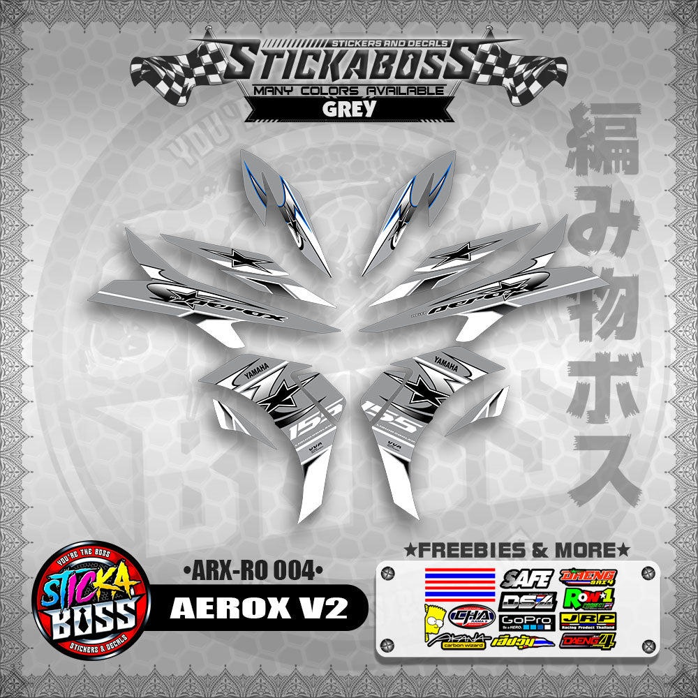AEROX V2 INDO CONCEPT STICKER DECALS (ARX-RO 004)【WITH FREEBIES】