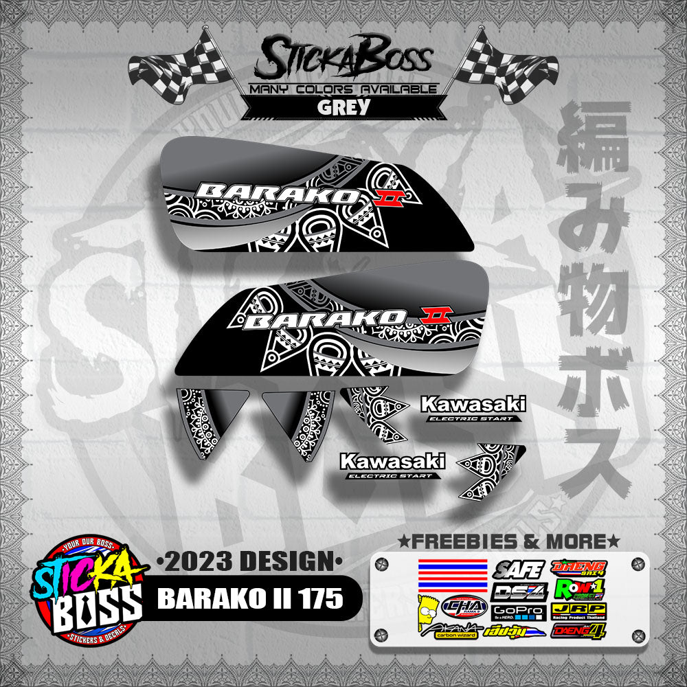 BARAKO ll 175 DECALS ( 2023 DESIGN )【WITH FREEBIES】
