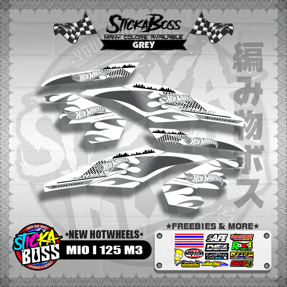 MIO I 125 M3 DECALS ( NEW HOTWHEELS )【WITH FREEBIES】