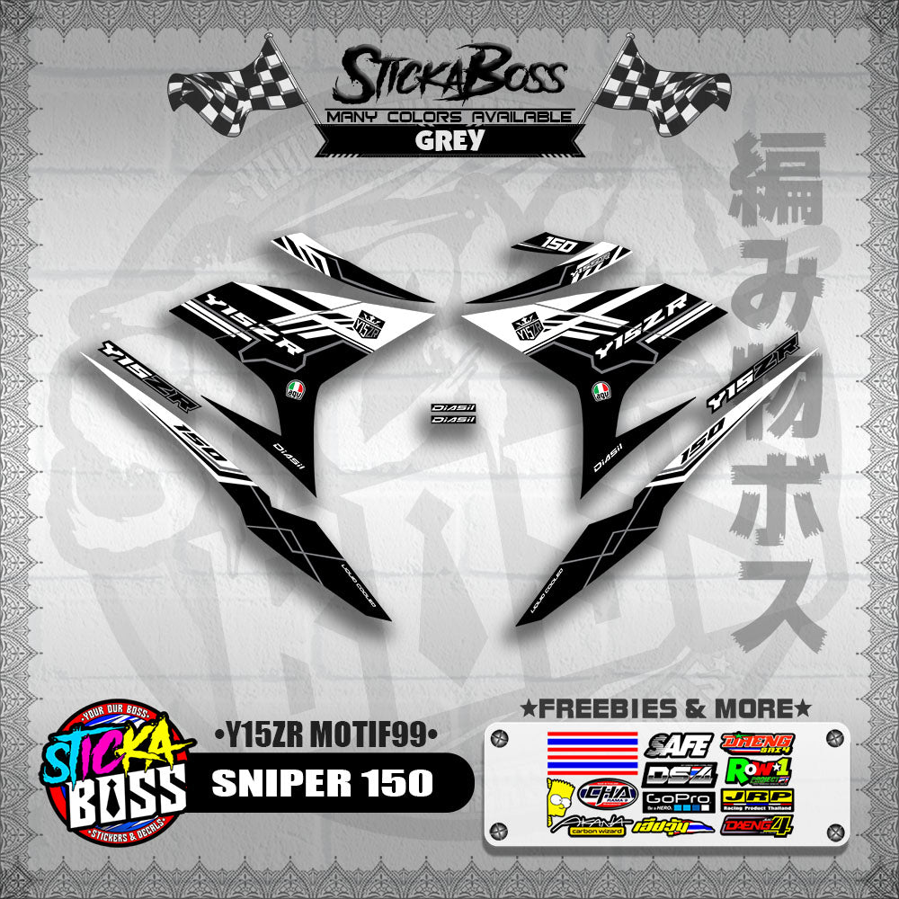 SNIPER 150 DECALS ( Y15ZR MOTIF99 )【WITH FREEBIES】