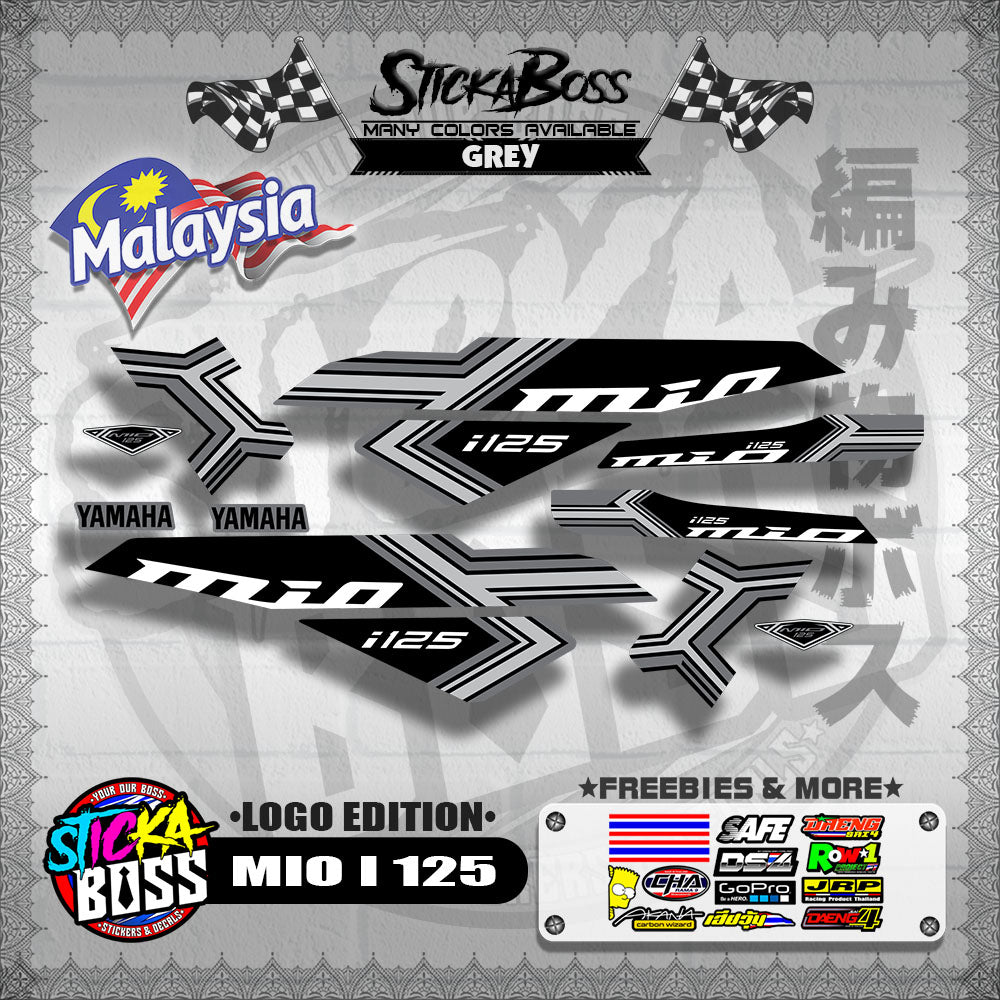 MIO I 125 MALAYSIAN DECALS ( LOGO EDITION )【WITH FREEBIES】