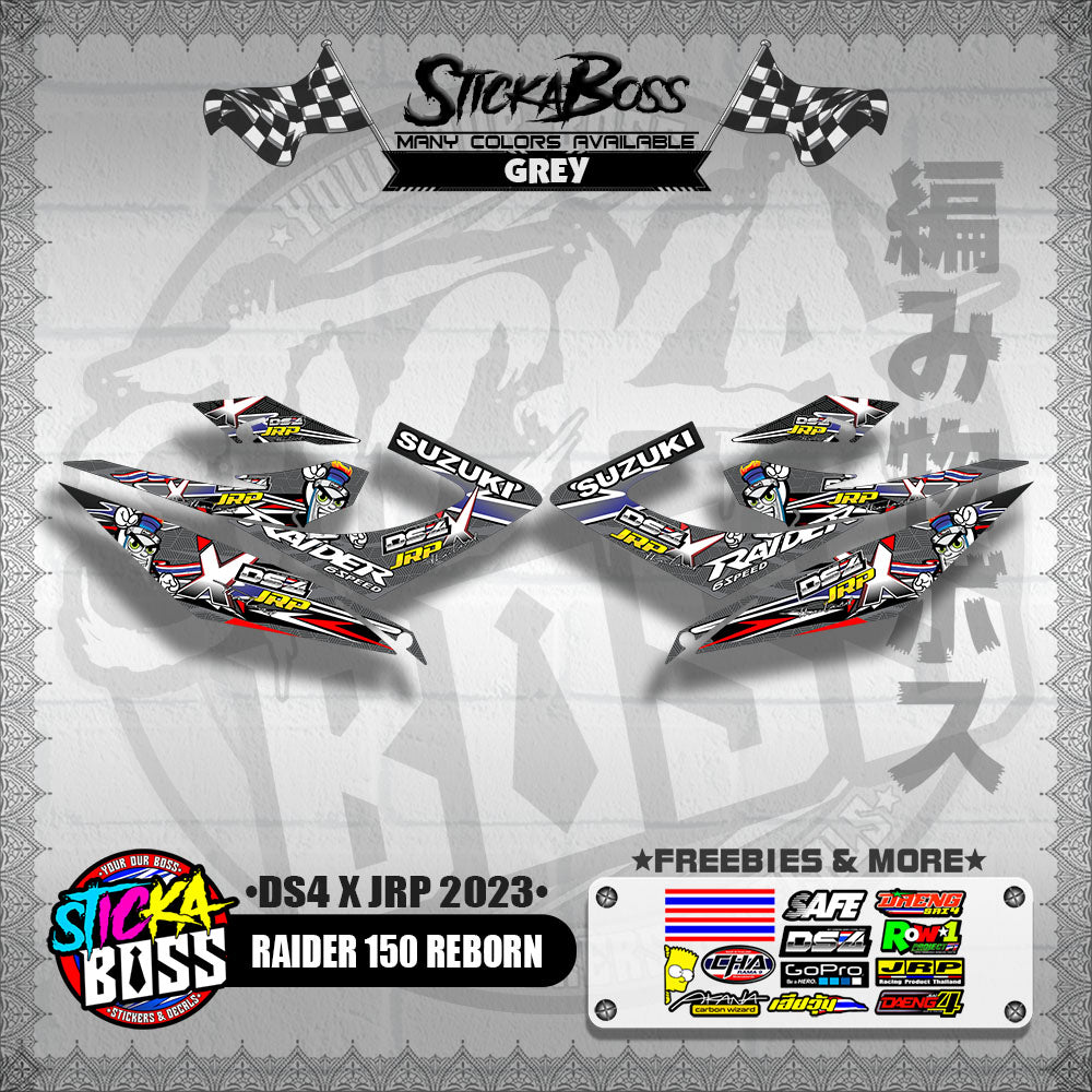 RAIDER 150 REBORN DECALS ( DS4 X JRP 2023 )【WITH FREEBIES】