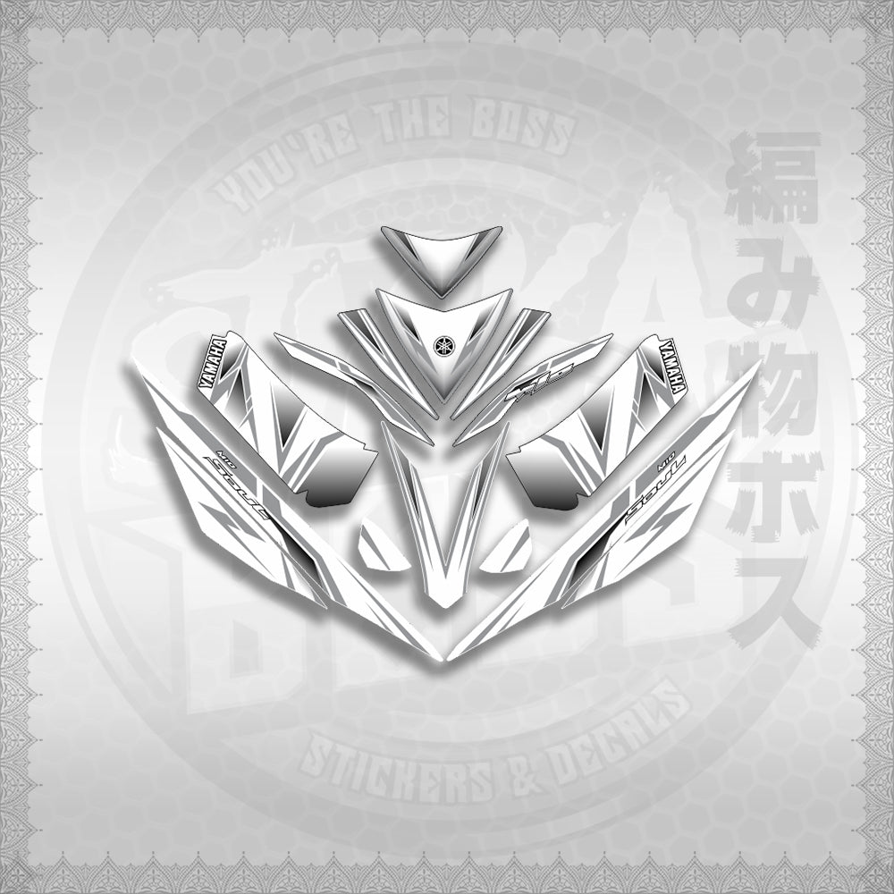 STICKER DECALS for MIO 4 (MIRGADEFOWH) By STICKABOSS (SOFIE LAMINATED WATERPROOF)