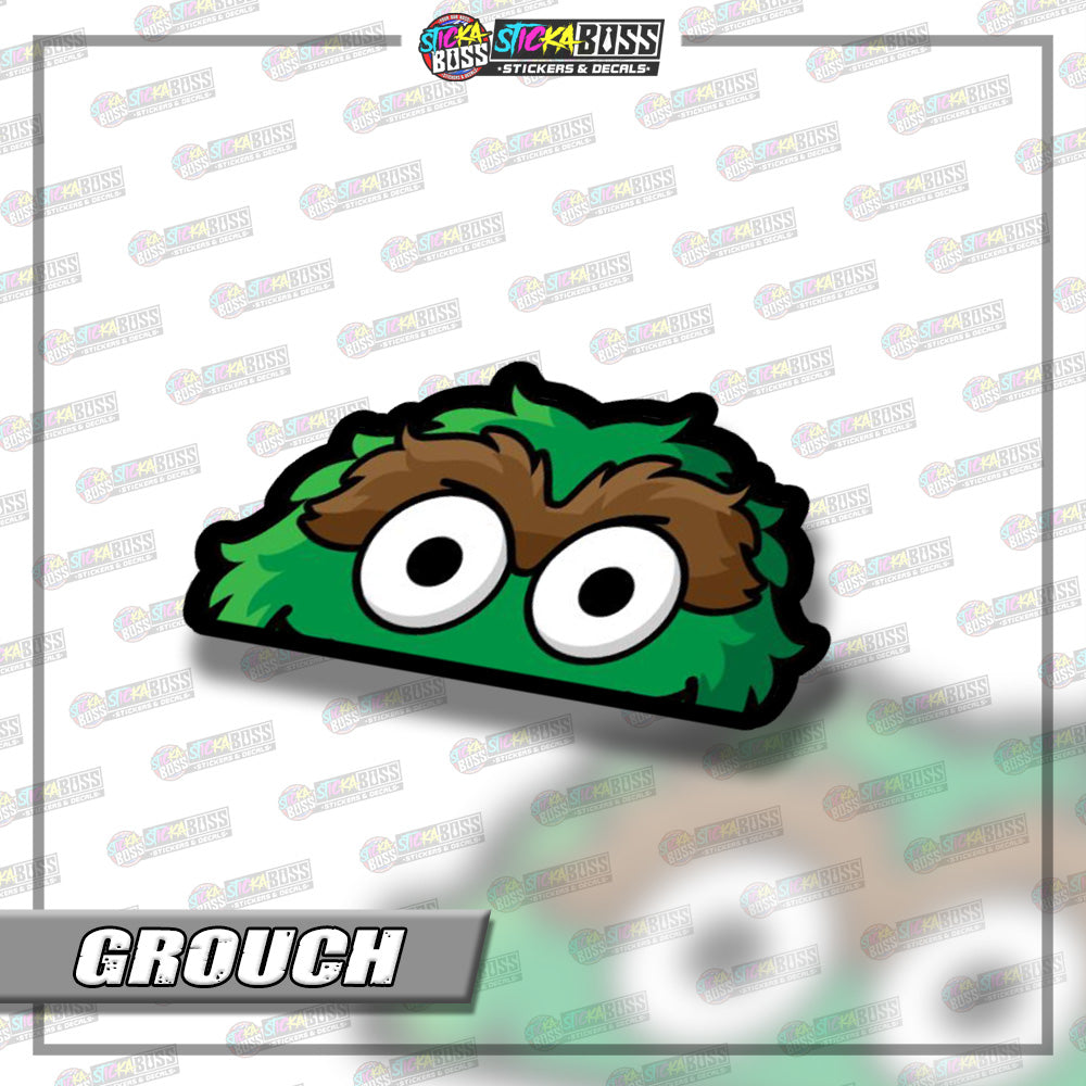 SESAME STREET |PEEKER STICKER【VINYL PRINTED】( LAMINATED / WATERPROOF )